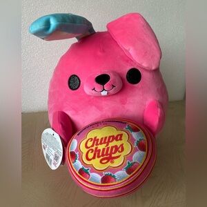 NWT Zuru Snackles 14" BRITNEY Pink Bunny Chupa Chups Strawberry & Cream Plush